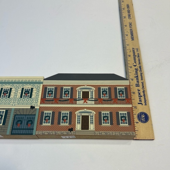 Lot of 2 The Cats Meow New Orleans Christmas Series 1994 Shelf Sitter Houses - Picture 8 of 8